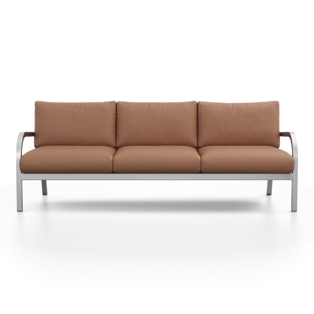 Navy Outdoor 3-Seater Sofa