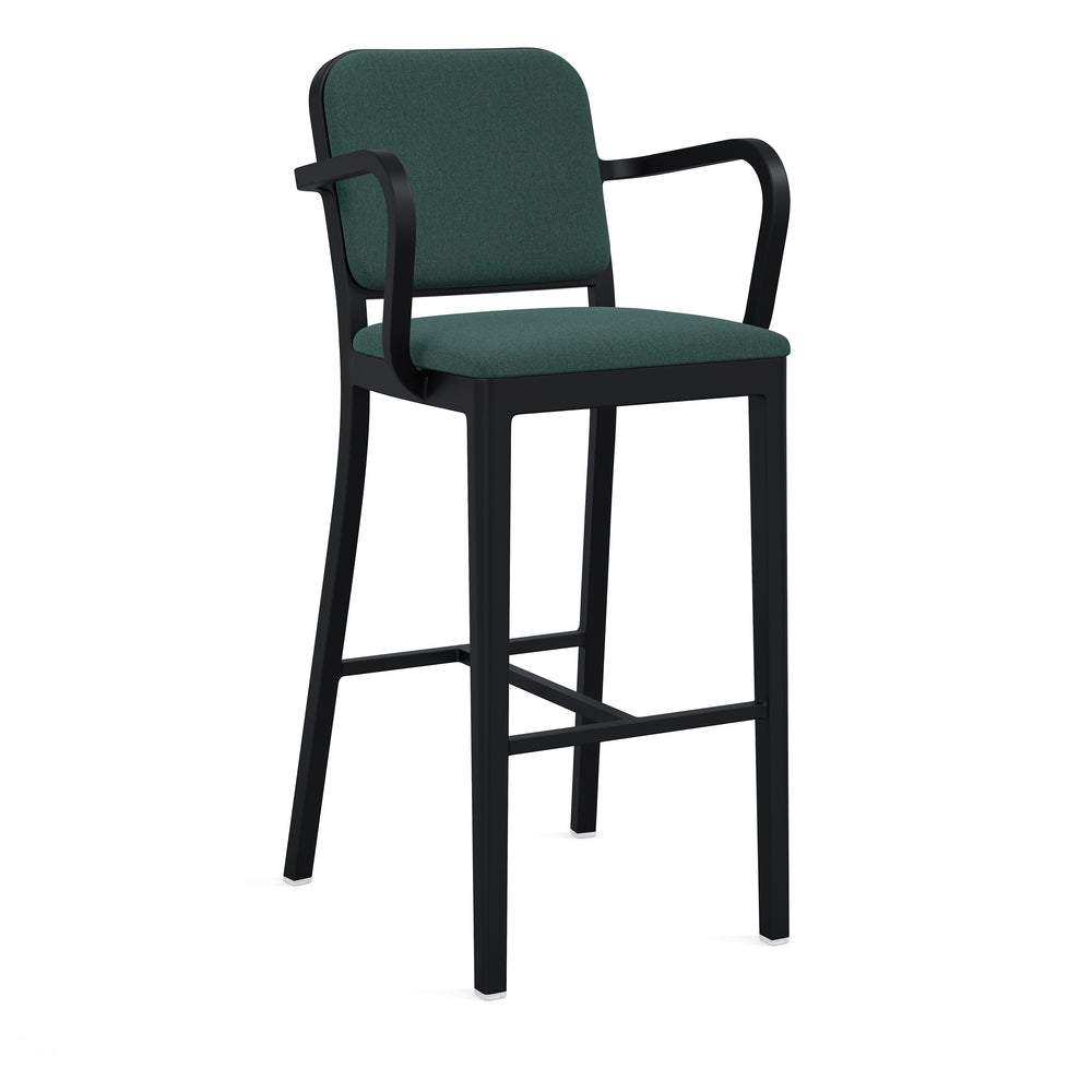 Navy Officer Outdoor Bar and Counter Stool with Arms