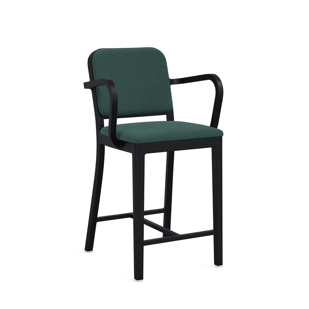 Navy Officer Outdoor Bar and Counter Stool with Arms
