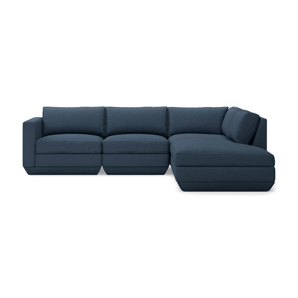 Podium Modular 4-piece Lounge Sectional A