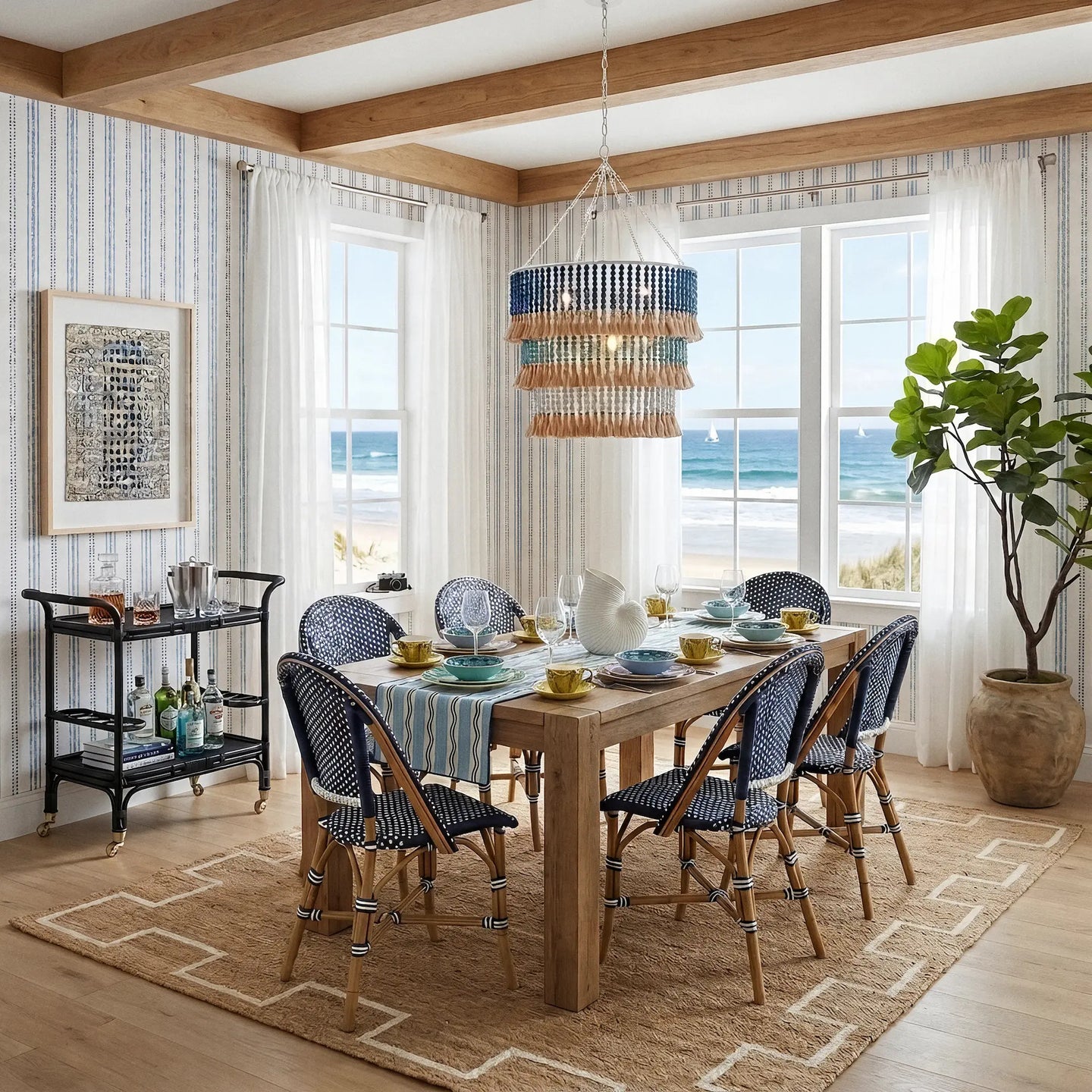 Coastal Modern Dining Room
