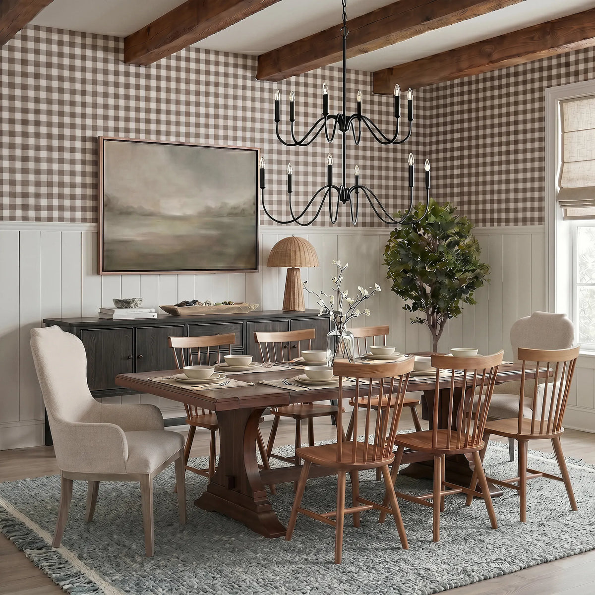 Contemporary Farmhouse Dining Room