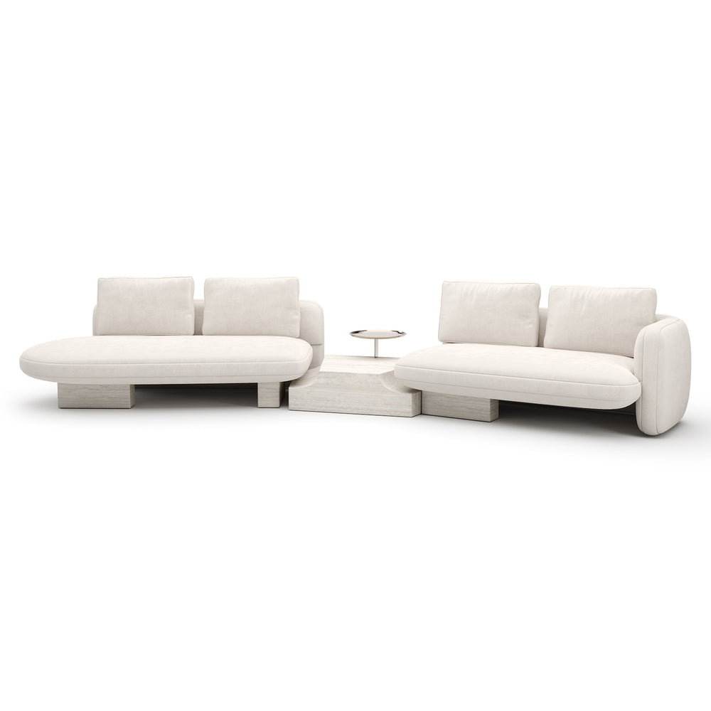 Overlap Bumper Sectional Sofa