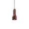 Parga LED Pendant Light  option Burgundy Ceramic