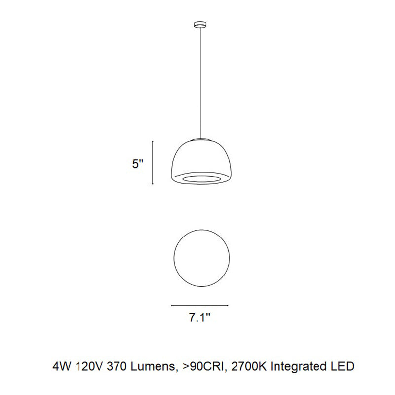 Veiga LED Pendant Light