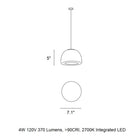Veiga LED Pendant Light