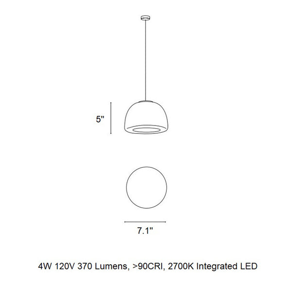 Veiga LED Pendant Light