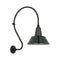 Visual Comfort Signature x Thomas O'Brien Academy Larrabee Barn Outdoor Wall Light  option Matte Black / Green