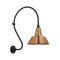 Visual Comfort Signature x Thomas O'Brien Academy Larrabee Barn Outdoor Wall Light  option Matte Black / Soft Copper