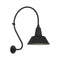 Visual Comfort Signature x Thomas O'Brien Academy Larrabee Barn Outdoor Wall Light  option Matte Black