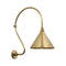 Visual Comfort Signature x Thomas O'Brien Academy Larrabee Barn Outdoor Wall Light  option Large Conical Savannah