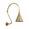 Visual Comfort Signature x Thomas O'Brien Academy Larrabee Barn Outdoor Wall Light  option Small Conical Savannah