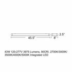 Bailey LED Linear Flush Mount