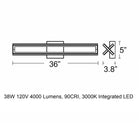 Cass LED Bathroom Vanity Light
