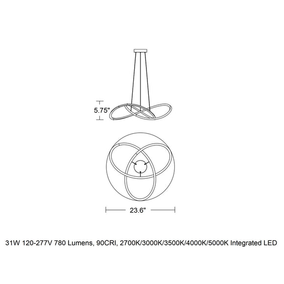 Celeste LED Pendant Light