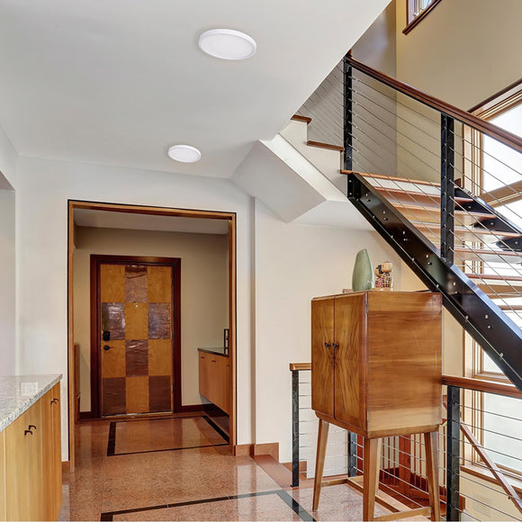 Edge Outdoor LED Round Flush Mount