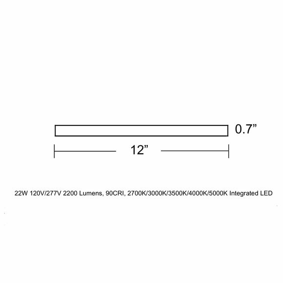 Edge Outdoor LED Round Flush Mount