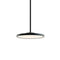Edge Round LED Pendant Light  option Black