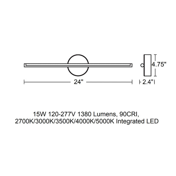 Elizabeth LED Bathroom Vanity Light