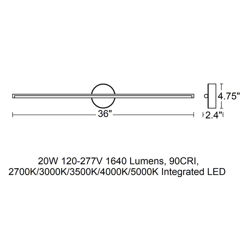 Elizabeth LED Bathroom Vanity Light