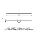 Elizabeth Linear LED Pendant Light