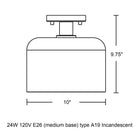 Elsa Semi Flush Mount