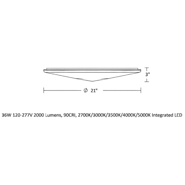 Alpine LED Flush Mount