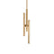 Indra LED Pendant Light  option Satin Brass