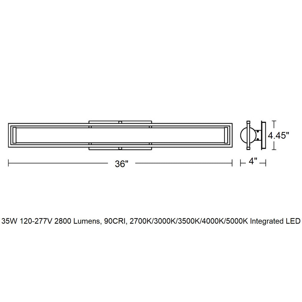 Jordan LED Bathroom Vanity Light