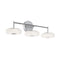 June LED Bathroom Vanity Light  option Satin Nickel