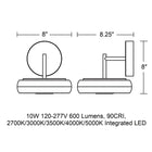 June LED Bathroom Vanity Light