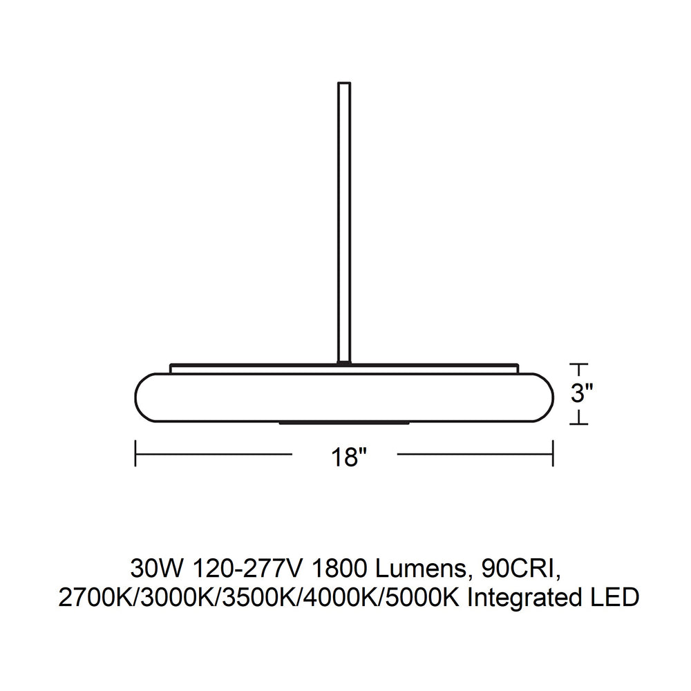 June LED Pendant Light
