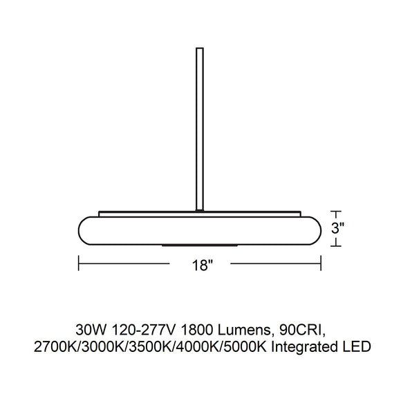 June LED Pendant Light