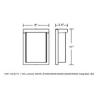 Kent LED Outdoor Wall Sconce