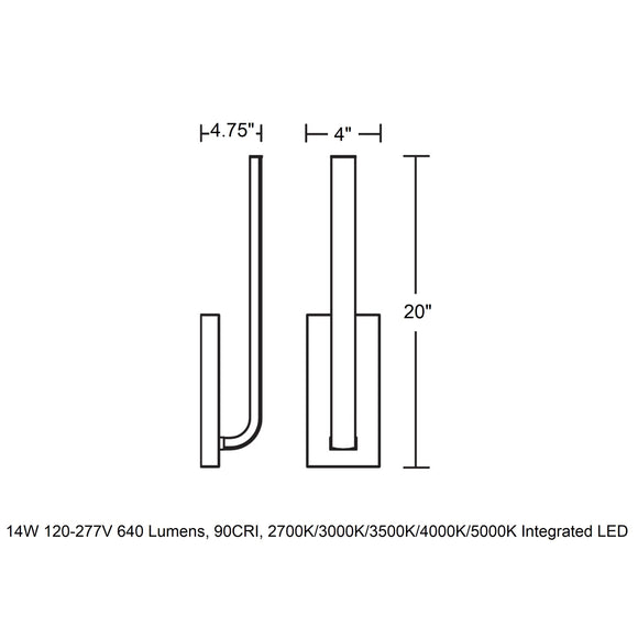 Lumina LED Wall Sconce