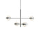 Verona LED Multi Pendant Light  option Satin Nickel