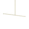 Elizabeth Linear LED Pendant Light  option Light Antique Brass