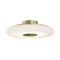 June LED Semi Flush Mount  option Light Antique Brass