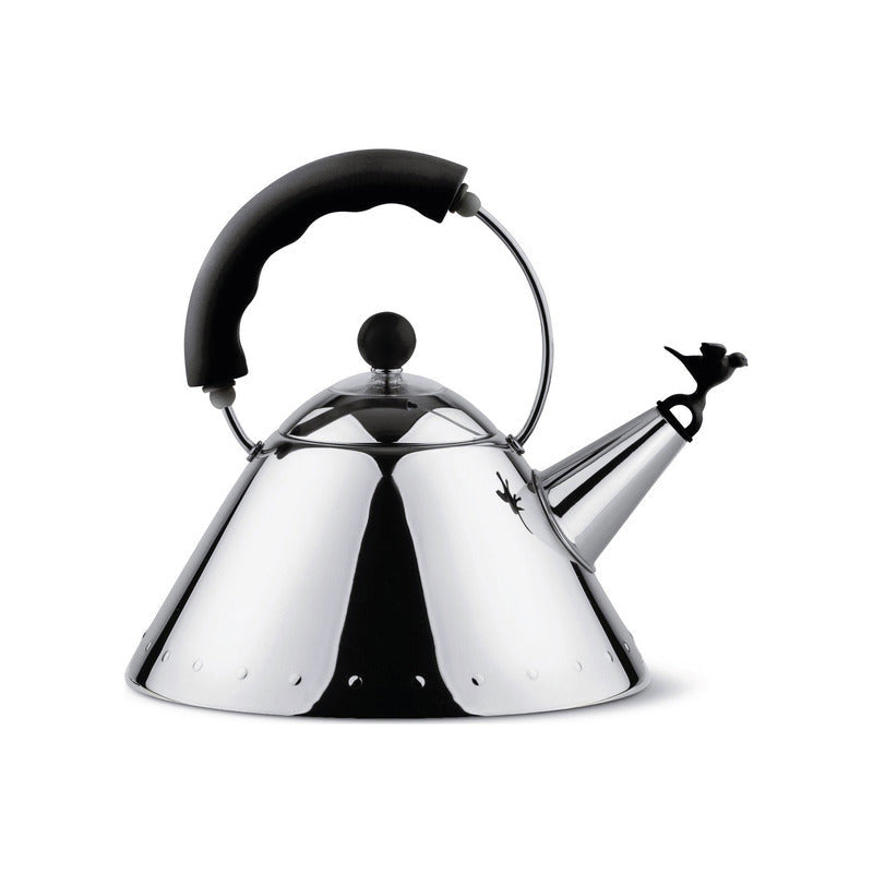 Alessi Kettle with Bird Shaped Whistle - 2Modern