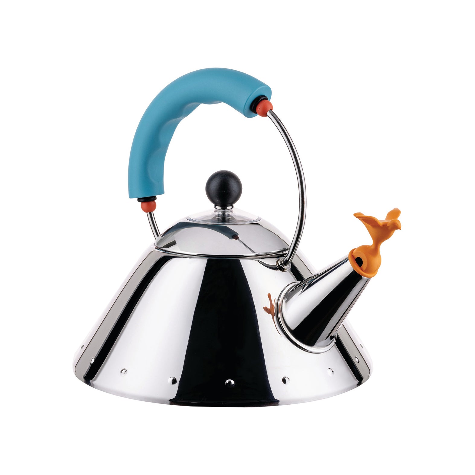 Alessi Kettle with Bird Shaped Whistle - 2Modern