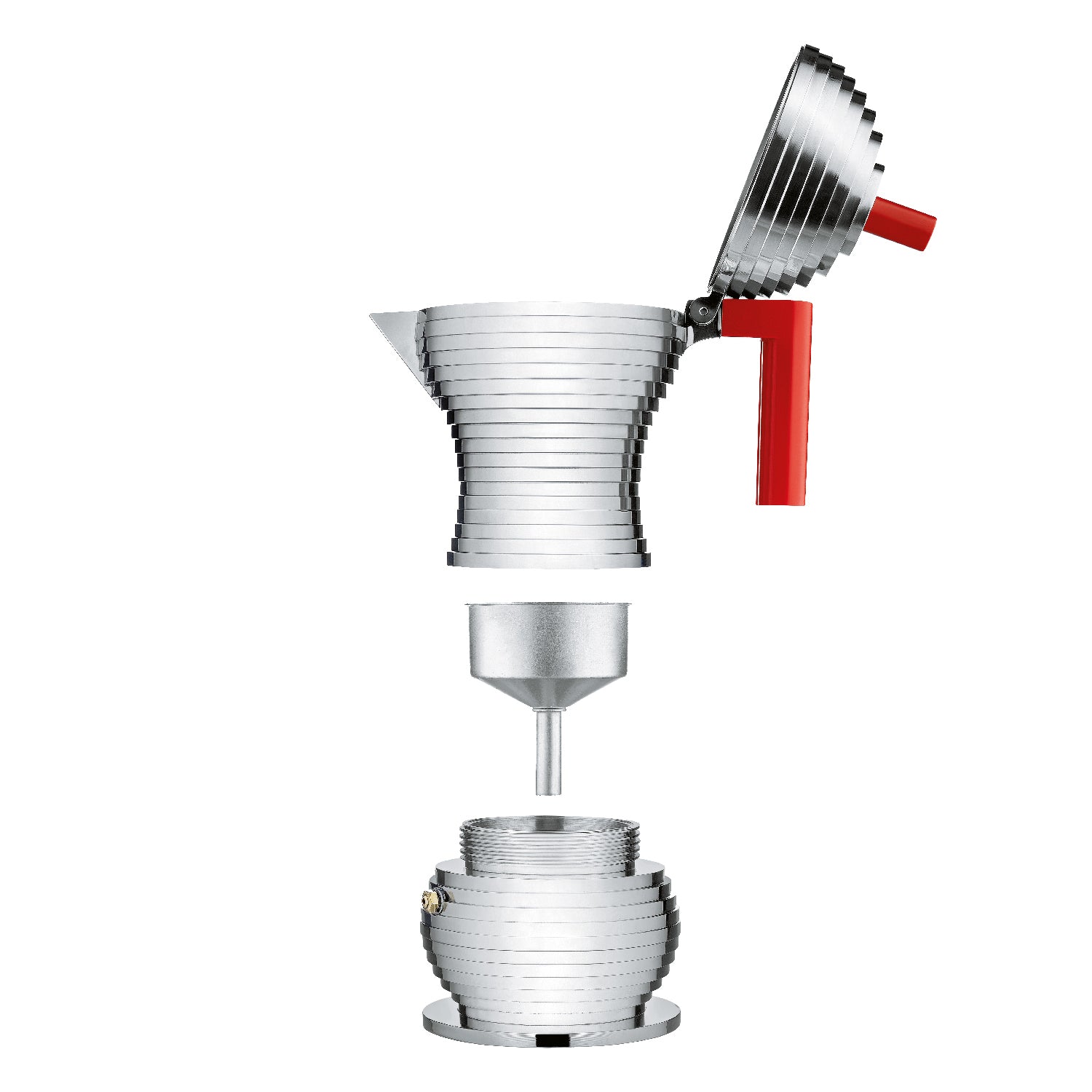 Alessi Michele De Lucchi Induction Pulcina Espresso Coffee Maker