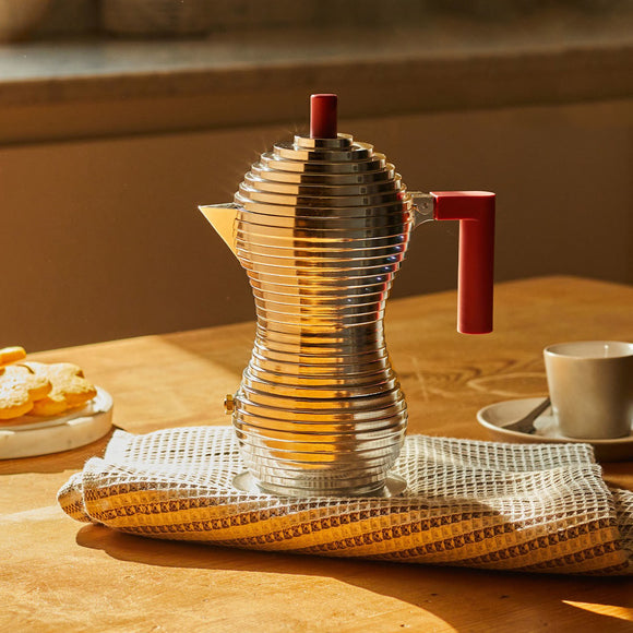 Alessi Michele De Lucchi Induction Pulcina Espresso Coffee Maker