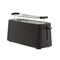 Plisse 4 Slice Toaster With Warming Rack  option Black