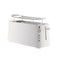 Plisse 4 Slice Toaster With Warming Rack  option White