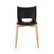 Poêle Dining Chair  option Black / Natural
