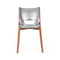 Poêle Dining Chair  option Mirror Polished / Brown