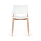 Poêle Dining Chair  option White / Natural