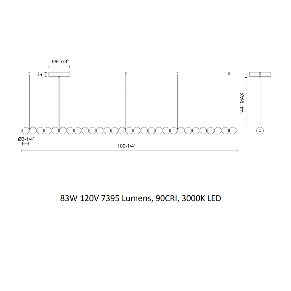 Akoya LED Chandelier