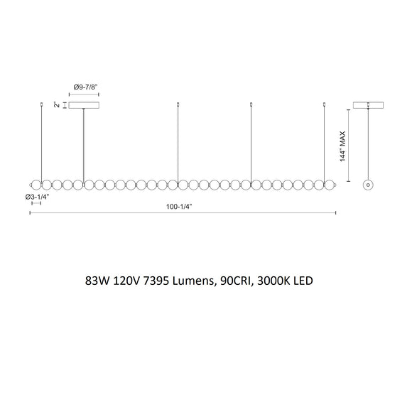 Akoya LED Chandelier