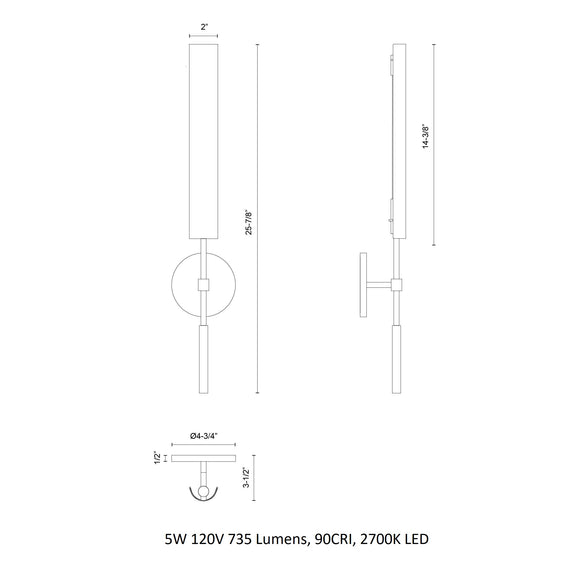 Astrid LED Bathroom Vanity Light